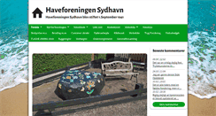 Desktop Screenshot of haveforeningensydhavn.dk